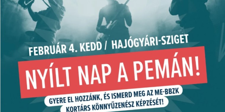 Nyílt nap a kortárs könnyűzenei szakon